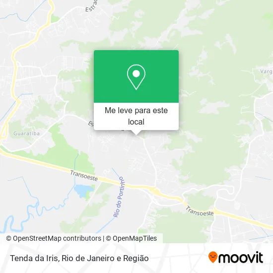 Tenda da Iris mapa