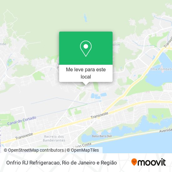 Onfrio RJ Refrigeracao mapa