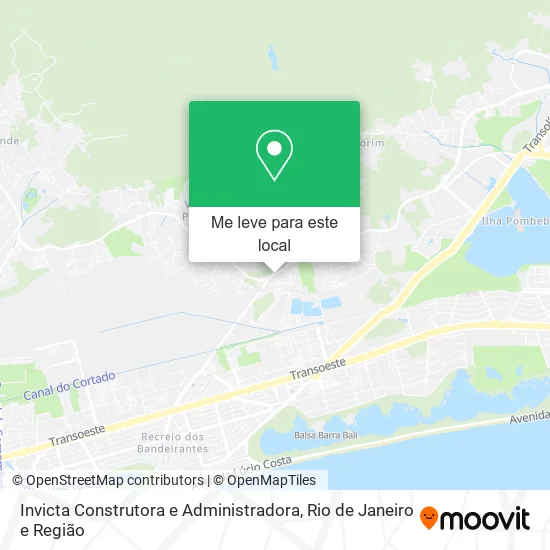 Invicta Construtora e Administradora mapa
