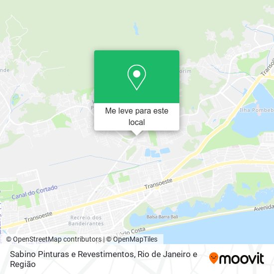 Sabino Pinturas e Revestimentos mapa