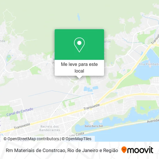 Rm Materiais de Constrcao mapa