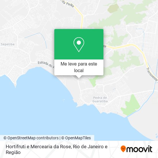 Hortifruti e Mercearia da Rose mapa