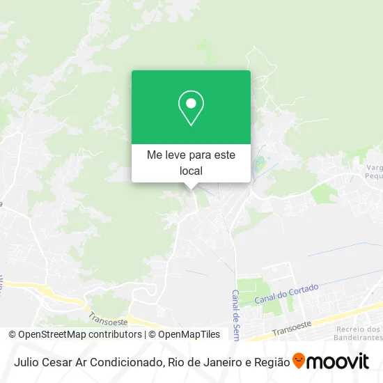 Julio Cesar Ar Condicionado mapa