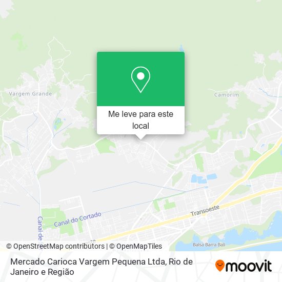 Mercado Carioca Vargem Pequena Ltda mapa