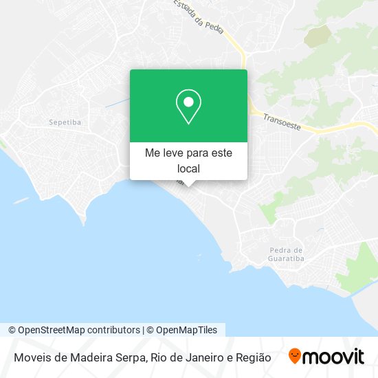 Moveis de Madeira Serpa mapa