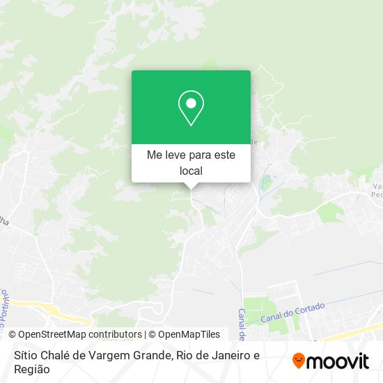 Sítio Chalé de Vargem Grande mapa