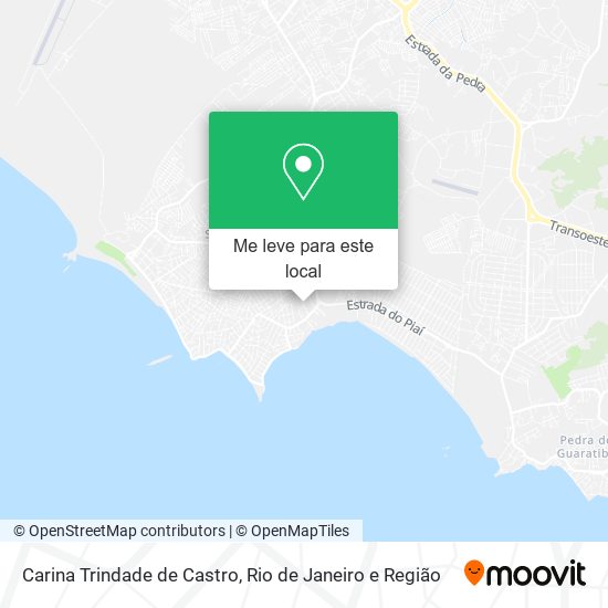 Carina Trindade de Castro mapa