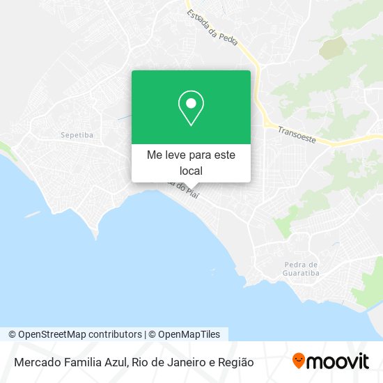 Mercado Familia Azul mapa