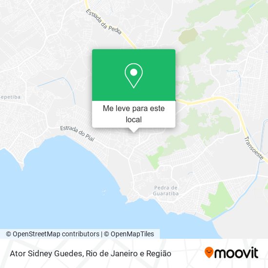 Ator Sidney Guedes mapa