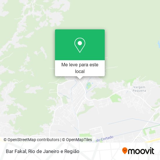 Bar Fakal mapa