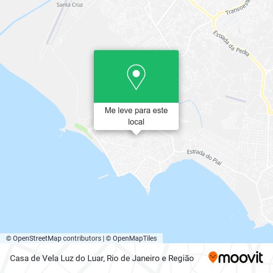 Casa de Vela Luz do Luar mapa
