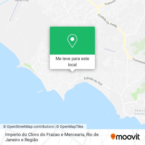 Imperio do Cloro do Frazao e Mercearia mapa