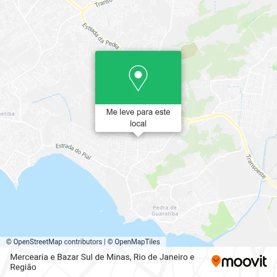 Mercearia e Bazar Sul de Minas mapa