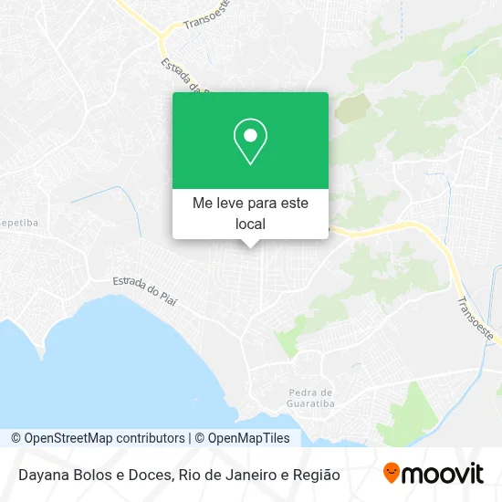 Dayana Bolos e Doces mapa