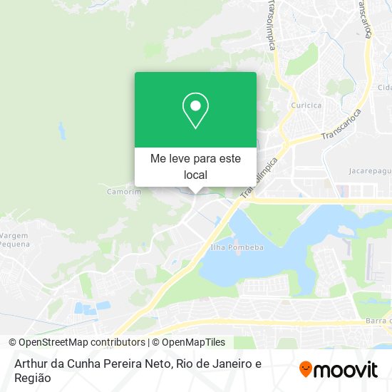 Arthur da Cunha Pereira Neto mapa