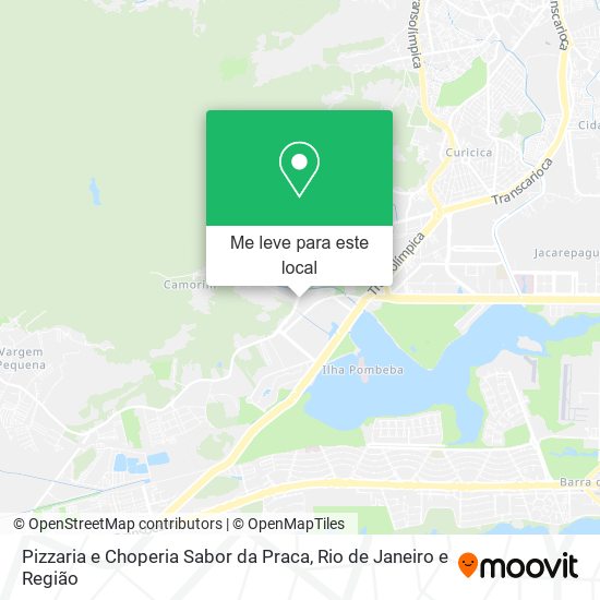 Pizzaria e Choperia Sabor da Praca mapa