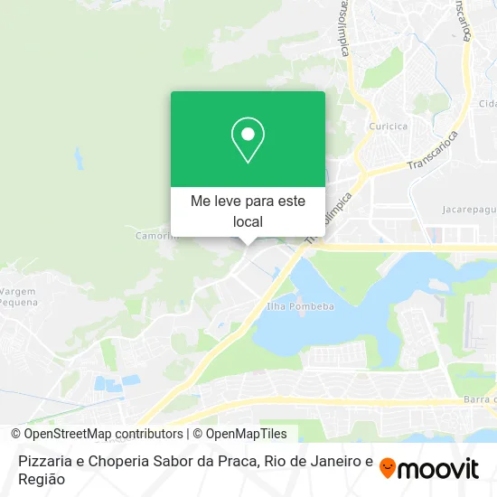 Pizzaria e Choperia Sabor da Praca mapa