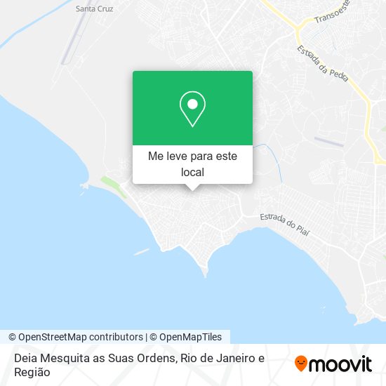 Deia Mesquita as Suas Ordens mapa