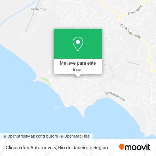 Clinica dos Automoveis mapa