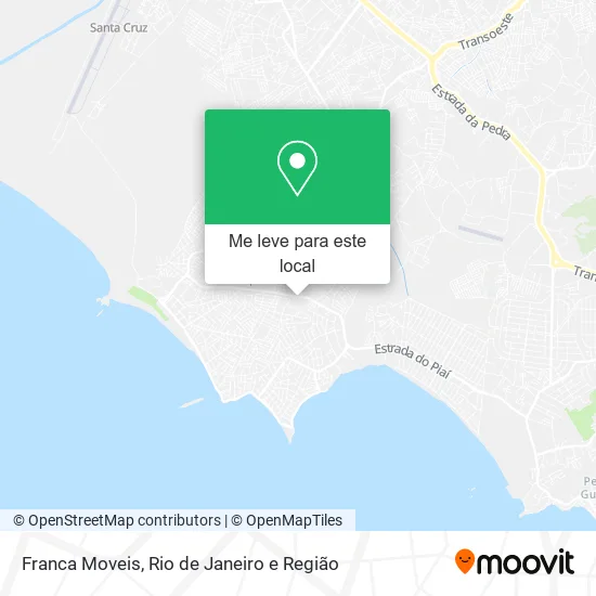 Franca Moveis mapa