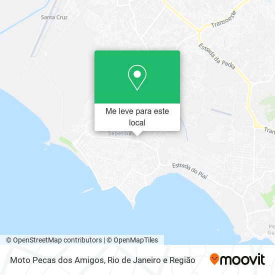 Moto Pecas dos Amigos mapa