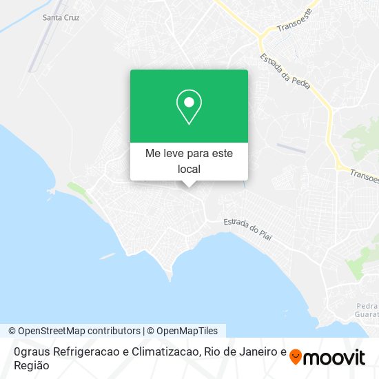 0graus Refrigeracao e Climatizacao mapa