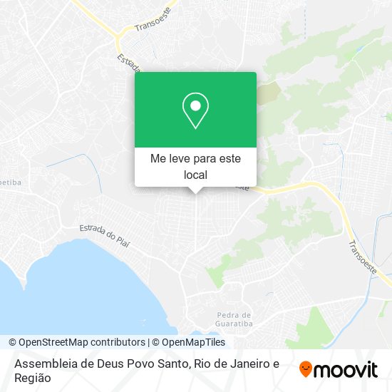 Assembleia de Deus Povo Santo mapa