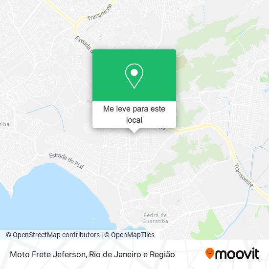 Moto Frete Jeferson mapa