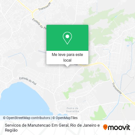 Servicos de Manutencao Em Geral mapa