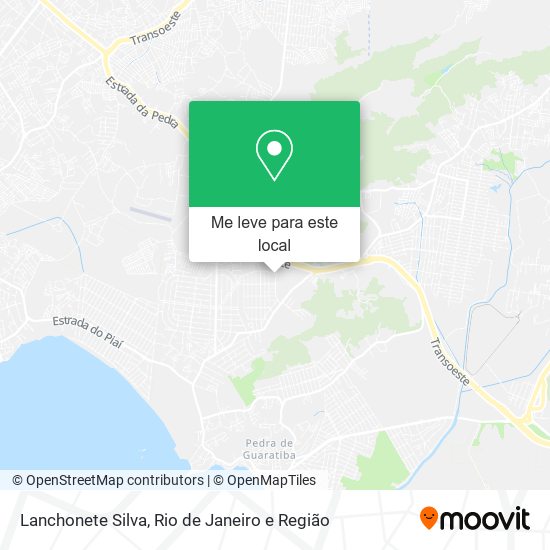 Lanchonete Silva mapa