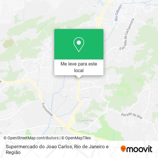 Supermercado do Joao Carlos mapa
