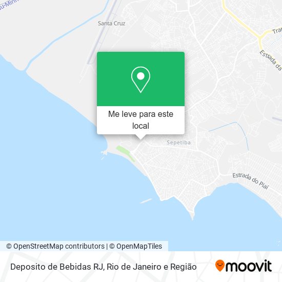 Deposito de Bebidas RJ mapa