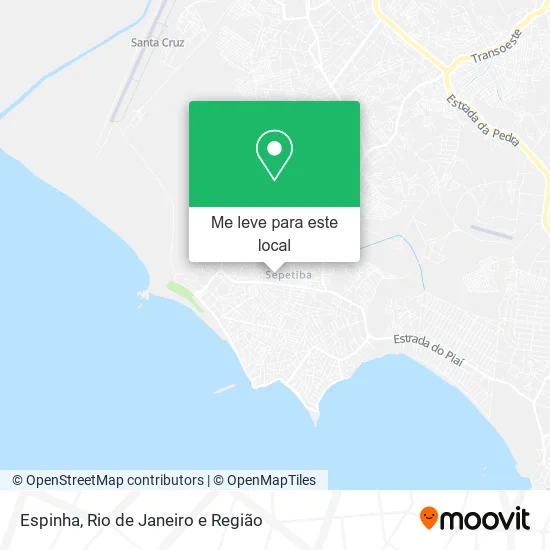 Espinha mapa