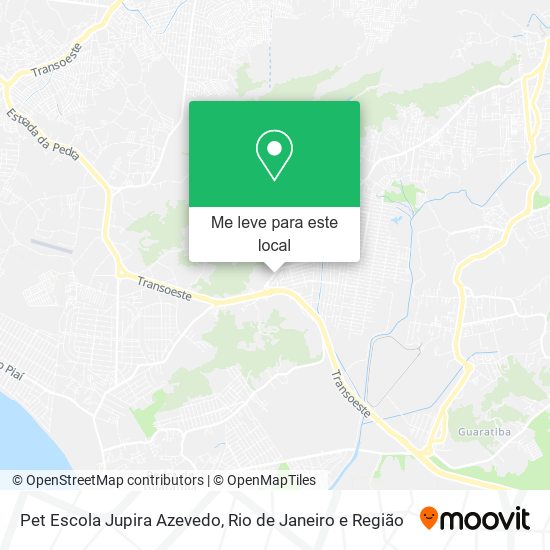 Pet Escola Jupira Azevedo mapa