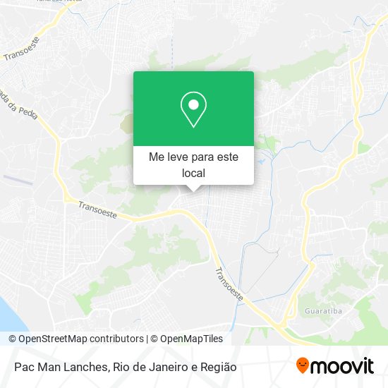 Pac Man Lanches mapa