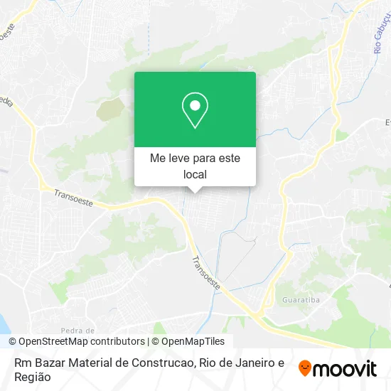 Rm Bazar Material de Construcao mapa