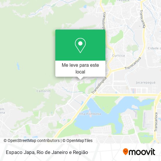 Espaco Japa mapa