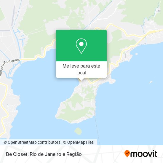 Be Closet mapa