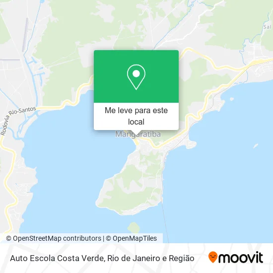 Auto Escola Costa Verde mapa