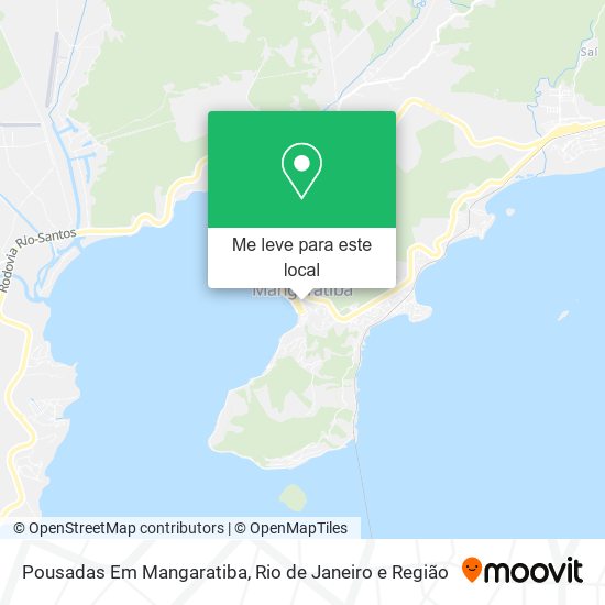 Pousadas Em Mangaratiba mapa