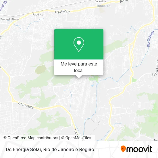 Dc Energia Solar mapa