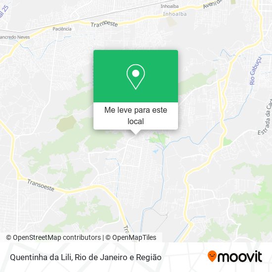 Quentinha da Lili mapa