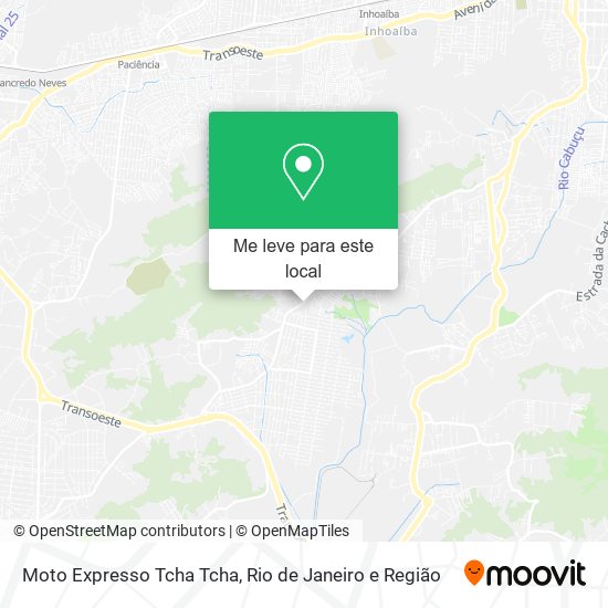 Moto Expresso Tcha Tcha mapa