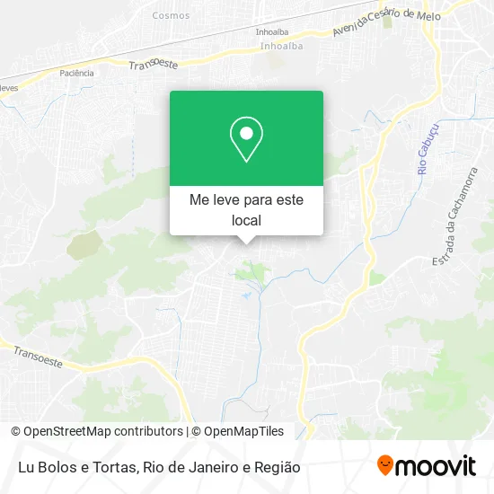Lu Bolos e Tortas mapa