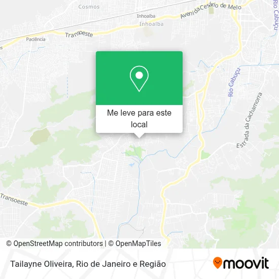 Tailayne Oliveira mapa