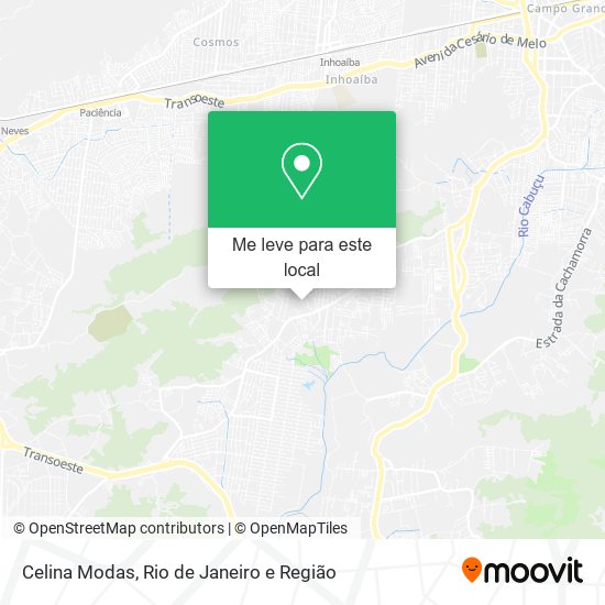 Celina Modas mapa