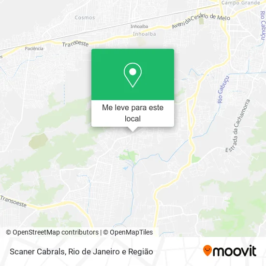 Scaner Cabrals mapa