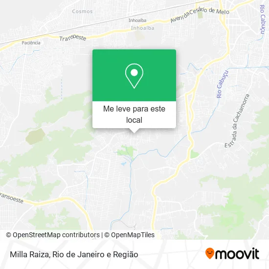 Milla Raiza mapa