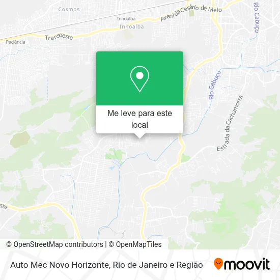 Auto Mec Novo Horizonte mapa
