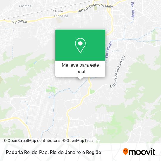 Padaria Rei do Pao mapa